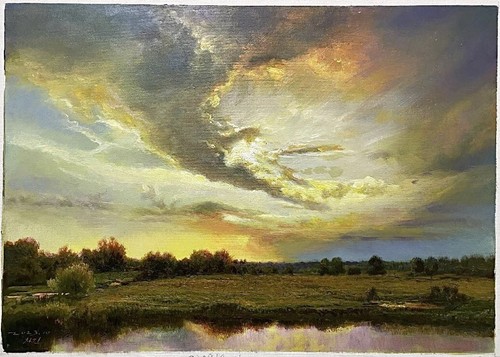 Original realism oil - , painting