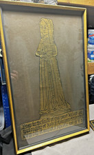 Brass Rubbing of a Medeval