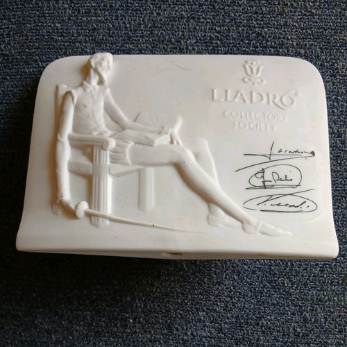 Vintage lladro bisque - bisque, plaque