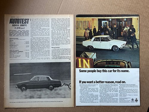 Rover 2000tc autocar road - rover, test