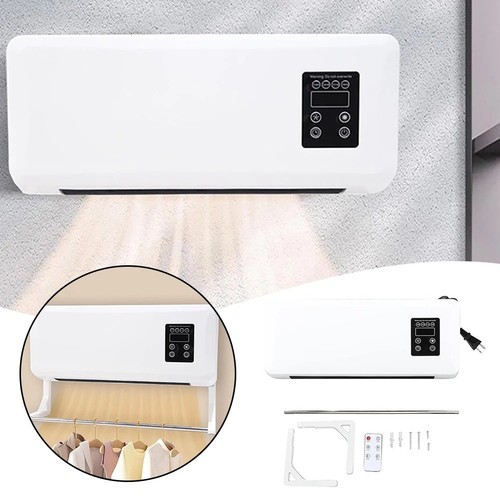 Wall mounted heater fan - 2-in-1,