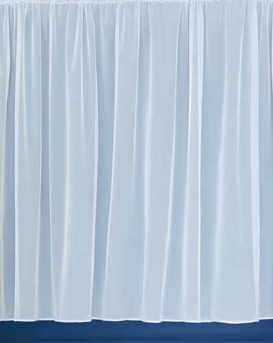 Simple elegant white voile - voile, net