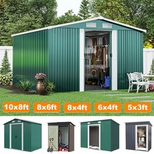 Metal garden shed 6x4ft 6x8ft - garden,