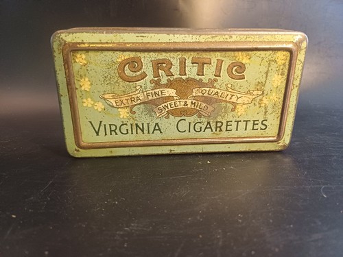 Old tobacco tin - old,
