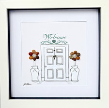 New Home Pebble Art Picture