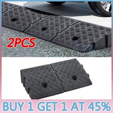 2x Heavy Duty Portable Kerb Door Ramps Wheelchair Mobility Scooter Access Ramp