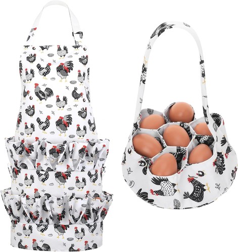 Egg collecting apron and - apron,