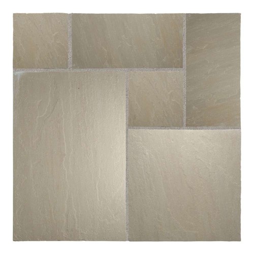 Raj green riven sandstone - raj,
