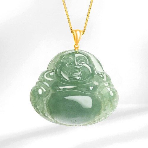 Certified green natural jade - green,