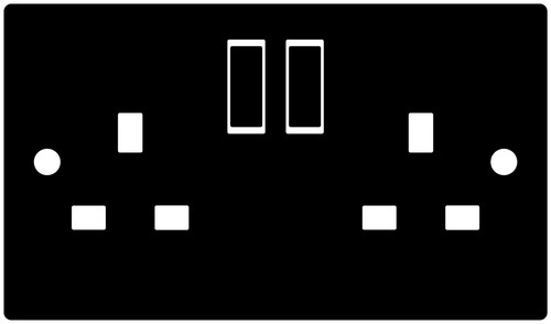 Pack plain black gloss - pack,