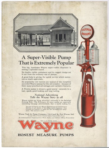 1924 wayne tank pump - &, co.