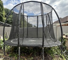 Telstar Vortex Black Edition Oval Trampoline 10x7ft with Ladder & Safety Net