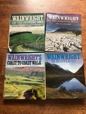4x Wainwright Walking Books