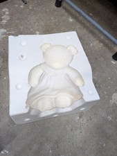 Ceramic Pottery Slip Mould / Mold Teddy Bear