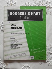RODGERS & HART NOTEBOOK FOR ALL ORGANS, 1959 - 24 Pages
