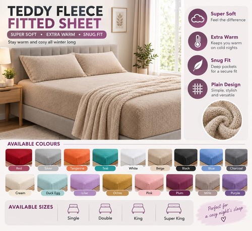 Teddy fleece fitted - teddy,