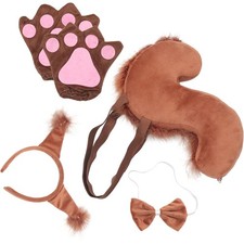  Cosplay Accessories Squirrel Headband Tail Costume Halloween Costumes