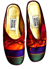 Timothy Hitsman Women's Multicolour Slip-On Mules Size 4