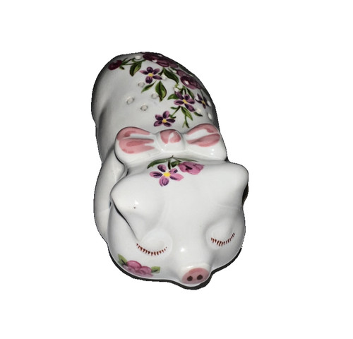 Avon porcelain sleeping pig - avon,