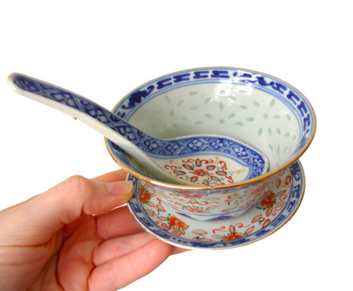 Art deco chinese - rice, grain