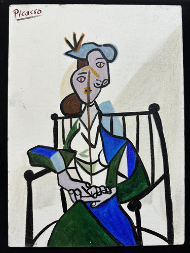 Pablo picasso painting oil on - painting,