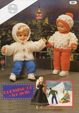 Original Sirdar 201 Dressing Up - For Dolls Knitting Patterns