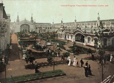 2 x 1908 Edwardian giant postcards Franco British Exhibition