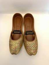 138:UK 4,5,6,7,8/khussa/Puniabi Jutti/Ladies Pakistani/Indian/Moja/handmade/Lady