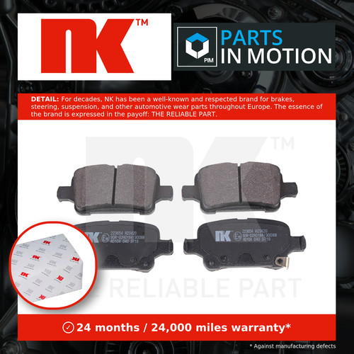 Brake pads set fits - set,