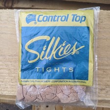 Vintage Silkies Tights / Medium Natural