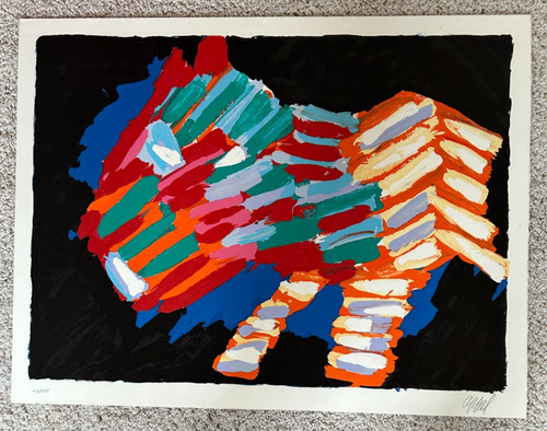 Karel appel cat night - karel, night"