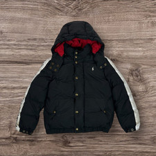 Ralph Lauren Polo  Down Puffer Coat Boys Black Small 