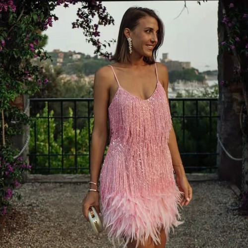 Ladies strappy fringed - ladies,