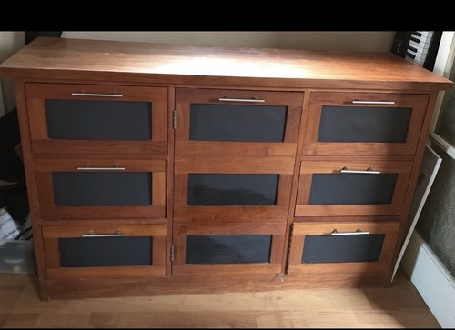 Solid wood sideboard with - solid,