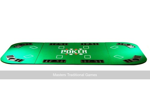 Large folding poker table top - poker,