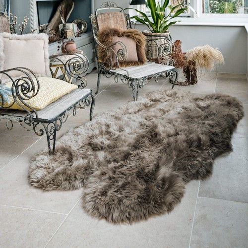 Mink sheepskin rug - sheepskin,