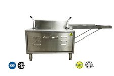 Nsf flat bottom - bottom, countertop