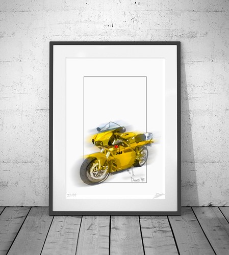 Ducati 748 signed - ducati, limited