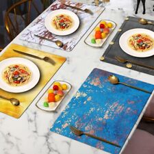 UK Large Placemats Place Mats Washbale Non-Slip Table Placemats Heat Table Mats