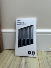 Wilko Set of 4 Everyday Steak