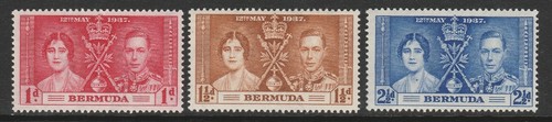 Bermuda 1937 coronation - coronation, set