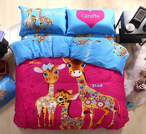 Giraffe duvet covers - giraffe,