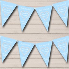 Party Banner Bunting Sky Blue
