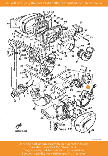 Yamaha joint carburetor 1 - yamaha,