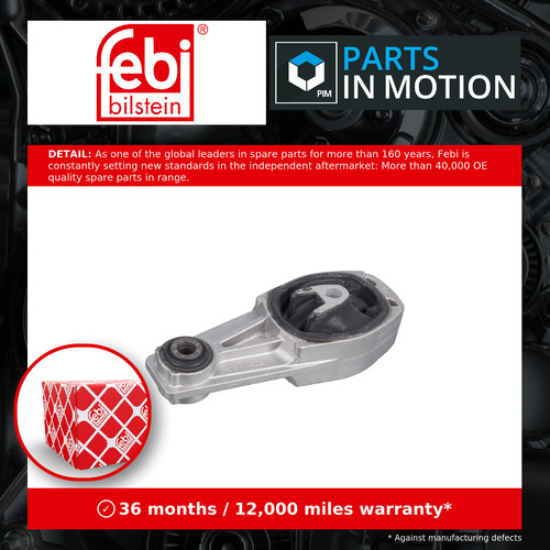 Engine mount rear lower - mount,
