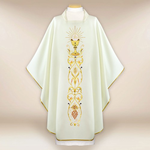Embroidered chasuble - embroidered,