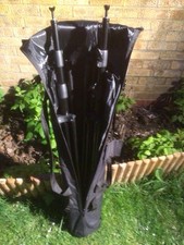 Extendable Telescopic Football GoalField Frame - Black