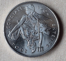 1904-2004 Entente Cordiale Five Pound coin