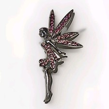 Tinkerbell made with Swarovski Crystal fairy Tinker Bell Pin Brooch. 