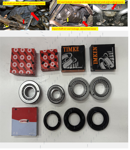 Differential bearing set fits - set,